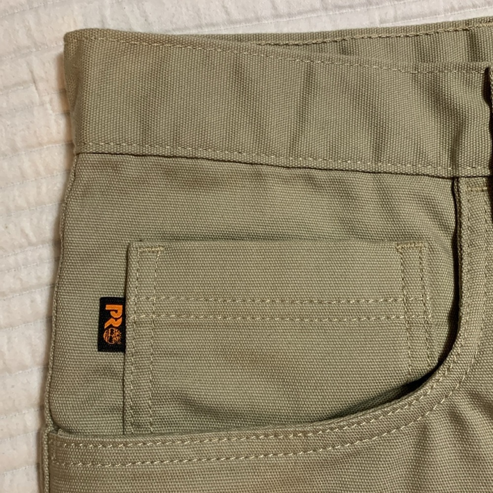 Timberland Pro Men's Straight Fit 46X32 Khaki Work Technical Gorpcore Pants - Picture 4 of 12